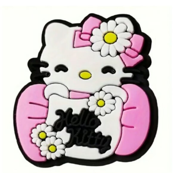 23Pcs Hello Kitty Shoe Charms Set for Girls – Cute Croc Accessories Decor - Picture 2 of 2